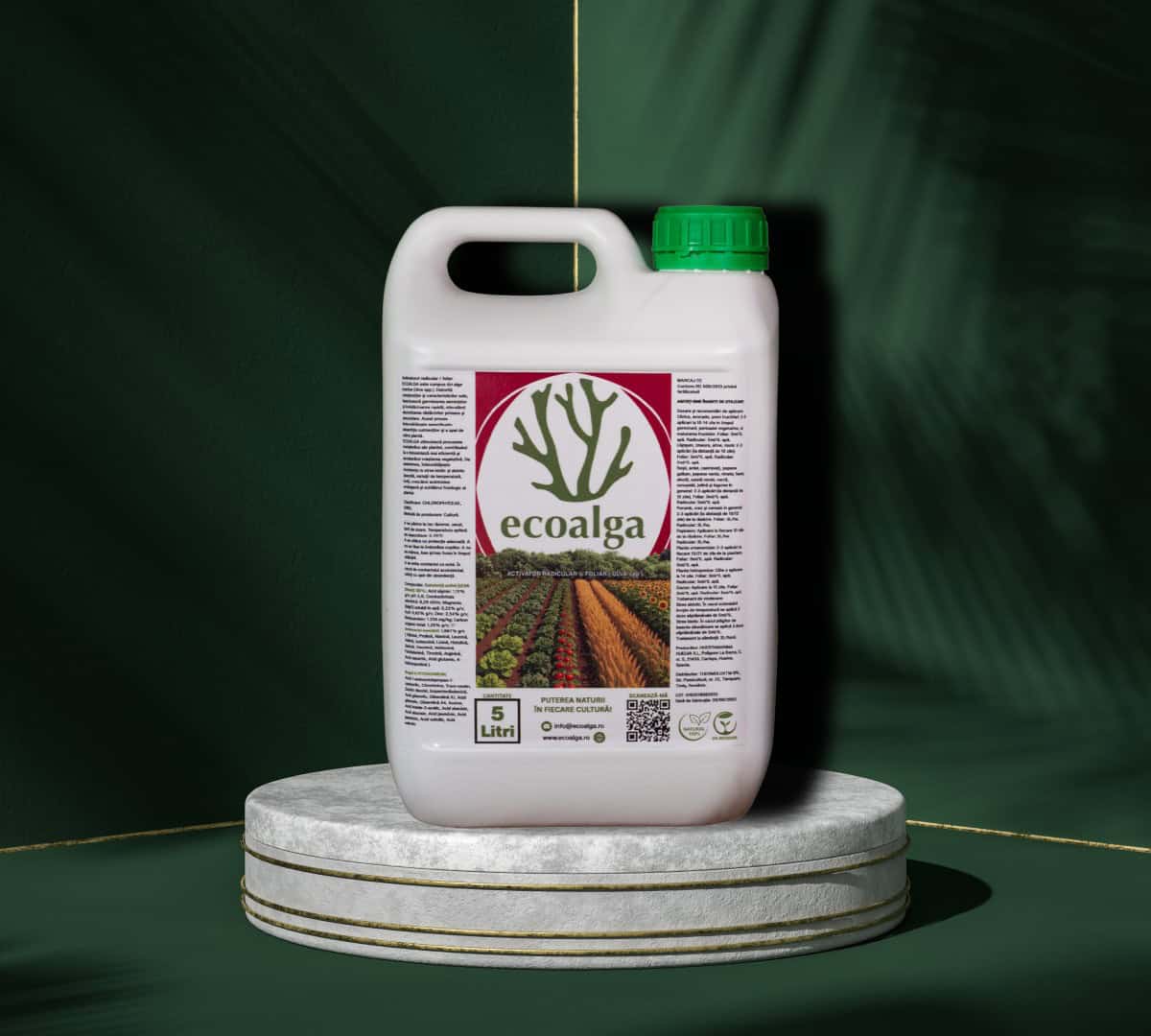 Recipient Ecoalga, îngrășământ ecologic 5 litri